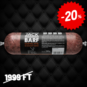 Jack BARF Szarvas-bárány-nyúl menü 500g