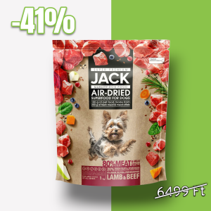 Jack AirDried száraztáp, bárány-marha 1 kg