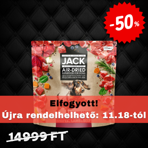 Jack AirDried száraztáp, bárány-marha 2,5 kg