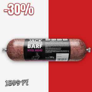 Jack BARF Nyúl menü 500g