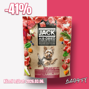 Jack AirDried száraztáp, bárány-marha 1 kg