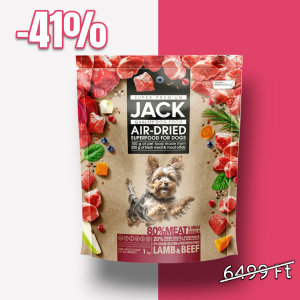 Jack AirDried száraztáp, bárány-marha 1 kg