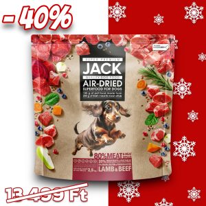 Jack AirDried száraztáp, bárány-marha 2,5 kg