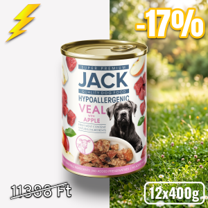 Jack hipoallergén pástétom 400g borjúhús almával