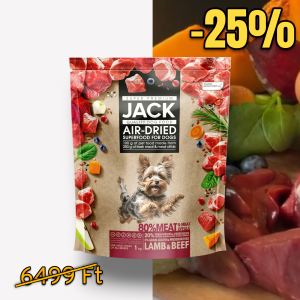 Jack AirDried száraztáp, bárány-marha 1 kg