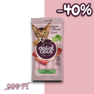 DELICKCIOUS™ krémes jutalomfalatok tonhal - aloe vera ízben 4x15g