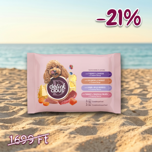 DELICKCIOUS™ alutasak MIX kutyaeledel válogatás 2x80g, 2x85g