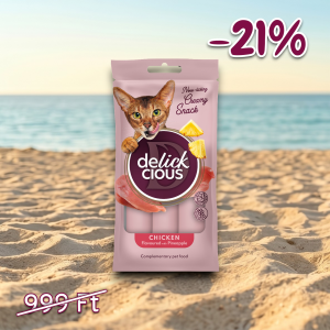 DELICKCIOUS™ krémes jutalomfalatok csirke - ananász ízben 4x15g