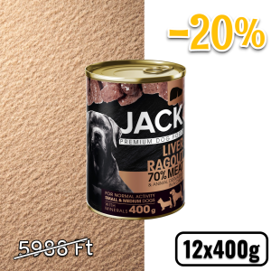 Jack kutya konzerv ragu májjal 400g