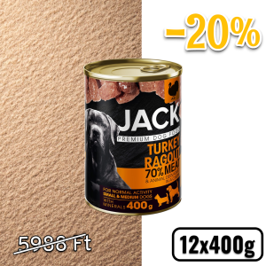 Jack kutya konzerv ragu pulykahússal 400g