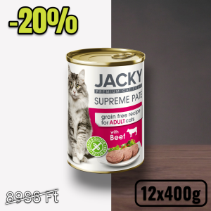 Jacky macska konzerv pástétom marha 400g