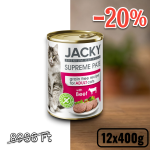 Jacky macska konzerv pástétom marha 400g