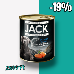 Jack konzerv lazac 800g kutya