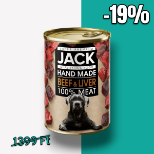 Jack super premium kutya konzerv marha májjal 400g
