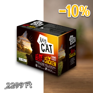 MY CAT 12x100g alutasak box , csirke-marha