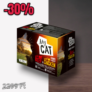 MY CAT 12x100g alutasak box , csirke-marha