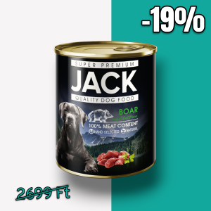Jack konzerv vadhús 800g kutya