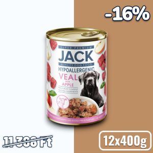 Jack hipoallergén pástétom 400g borjúhús almával