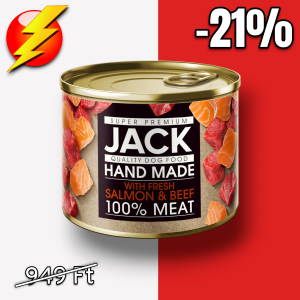 Jack super premium kutya konzerv lazac-marha 200g