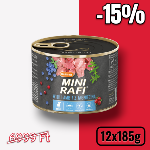 RAFI kutya Mini, bárányos konzerv 185g
