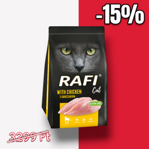 RAFI teljes értékű macskaeledel csirkével 1,5kg