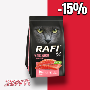 RAFI teljes értékű macskaeledel lazaccal 1,5kg