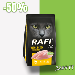 RAFI teljes értékű macskaeledel csirkével 1,5kg