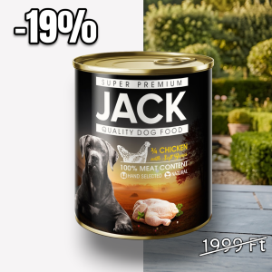 Jack konzerv 3/4 csirke 800g kutya