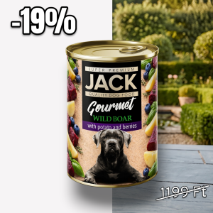 JACK GOURMET vaddisznó burgonyával és bogyós gyümölcsökkel 400g