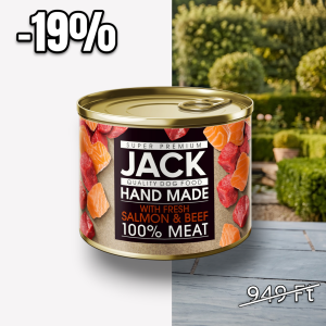 Jack super premium kutya konzerv lazac-marha 200g