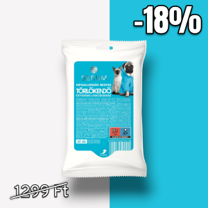 Serum hypoallergén kisállat törlőkendő 60 db
