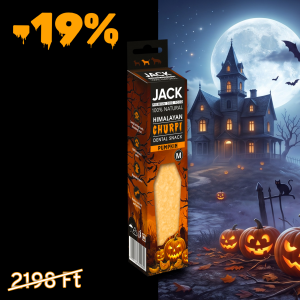 JACK Halloween churpi sütőtökös fogtisztító sajt M