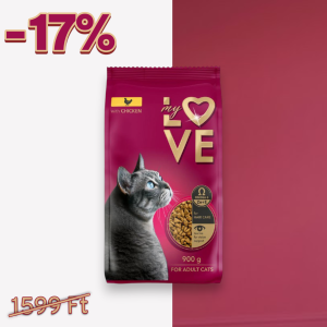 My Love felnőtt macska száraz eledel – csirke, 0,9 kg