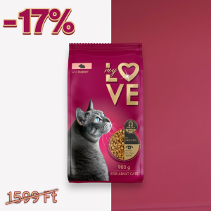 My Love felnőtt macska száraz eledel – nyúl, 0,9 kg