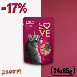 My Love felnőtt macska alutasak - nyúl, pulyka 85 g