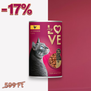 My Love teljes értékű macskakonzerv csirkével, 0,415 kg