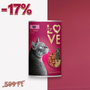 My Love teljes értékű macskakonzerv pulykával, 0,415 kg